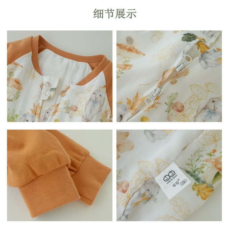 Baby Sleep Sack 6-Layer Bamboo Cotton Wearable Blanket Anti-Kick Toddlers 1-3 Years