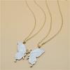 Women Friends Gift Butterfly Necklace Friendship Necklaces Best Friend Jewelry BFF Necklace for 2