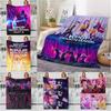 K-Pop Dämonenjäger Decke Heiße Anime Flanelldecke Heim-Freizeit Camping Reise Multifunktionale Decke Unverzichtbares Fan-Geschenk