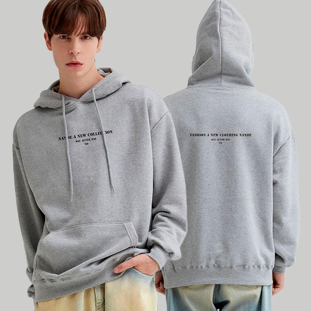Nd Lettering Oversized Hoodie