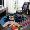 1pc Wonder Woman, Superhero Office Round Area Rug, Under Office Chairs Bedroom Living Room Home Decor, Room Deco, Available In Various Sizes