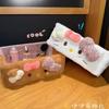 Kawaii Two Tone Cartoon Plush  Cute Toy Storage Basket Doll For Teens Desk Sundry And Makeup Organizer