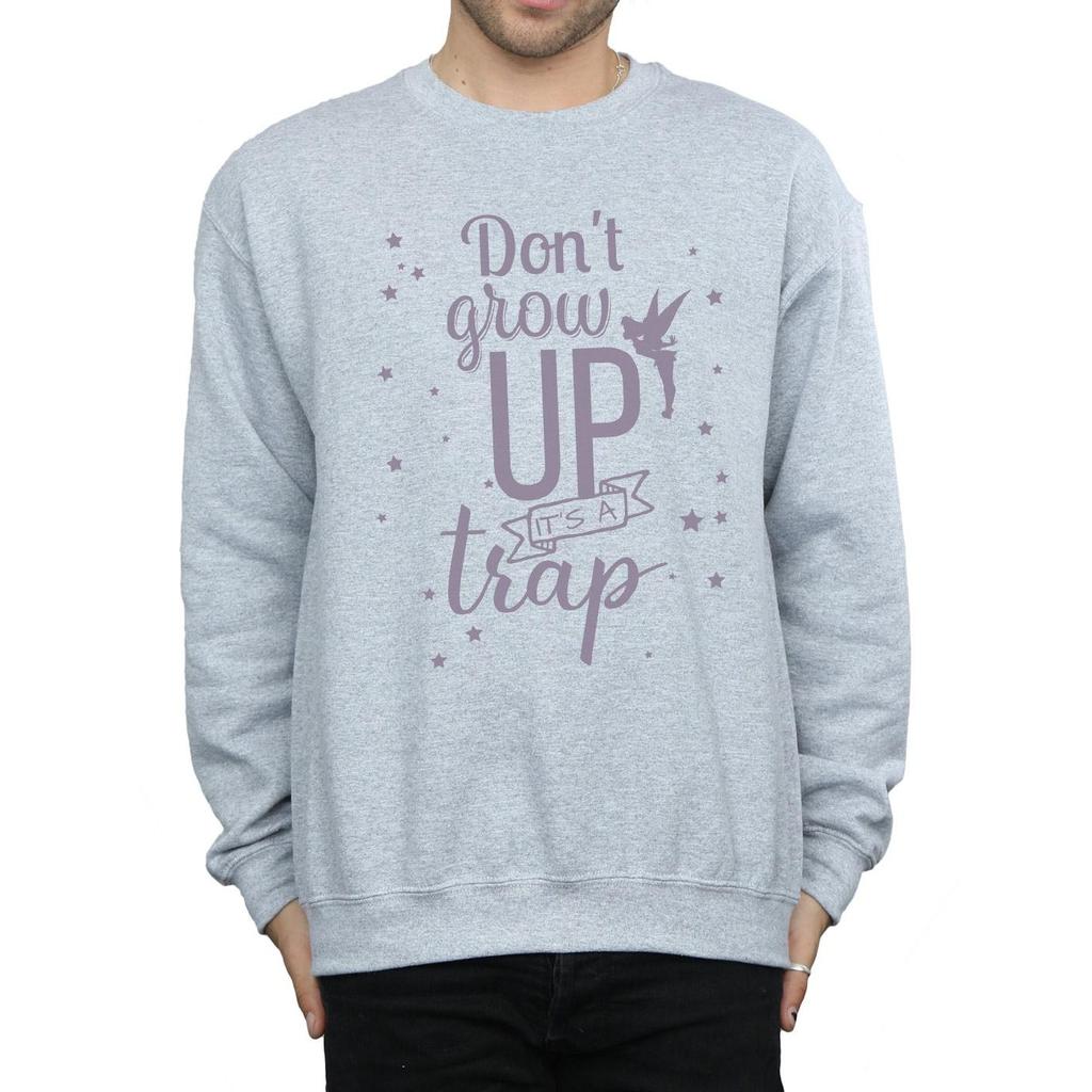 Disney Mens Tinker Bell Don´t Grow Up Sweatshirt
