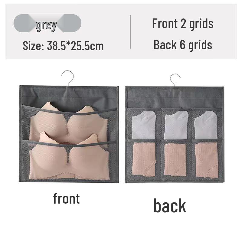 Double-Sided Hanging Bra & Underwear Organizer