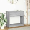 Console Table with Drawers Grey Sonoma 85.5 x 38.5 x 74.5 cm