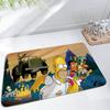 Funny S-Simpsons Floor Mat Bathroom Absorbent Mat Simple Door Dirt-resistant Mat Home Kitchen Mat Foot Mat Entry Mat