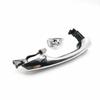 82651F2210 82652-F Front Exterior Outside Door Handle Chrome Keyless Entry with Button for Hyundai 2017- Elantra 1.4L