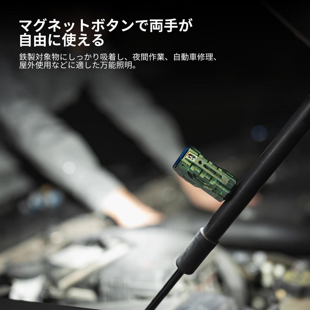 WUBEN X0 800 Mini EDC Small LED with High Color Rendering Wide Light 7 Dimming High IP68 for Disaster Power and Evacuations Flashlight, Lumens, Light,