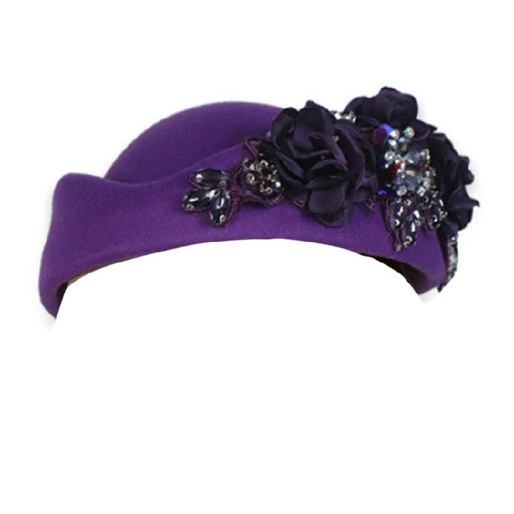 Classical Jeweled Beret Hat 11 Multicolor Choices Lightweight Construction Perfect For Travel Event And Casual Outfits