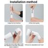 8 In 1 Household Cleaning Brush 2 Gears Cordless Spin Scrubber USB Charge Handheld Cleaning Brush for Bathroom Tub Wall Tiles Floor Kitchen