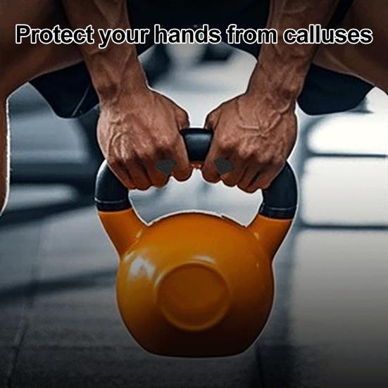 זוג אחד אחיזות אימון סיליקון מונעות החלקה גברים נשים הגנה לידיים ולכפות הידיים הרמת משקולות משקולות דדליפט מתח אחיזות אימון כפפות אימון לחדר כושר