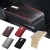 Car Armrest Cushion With Pocket Tissue Storage Bag Center Console Armrest Box Mat For Mercedes Benz AMG W124 W202 W203 W204 W210