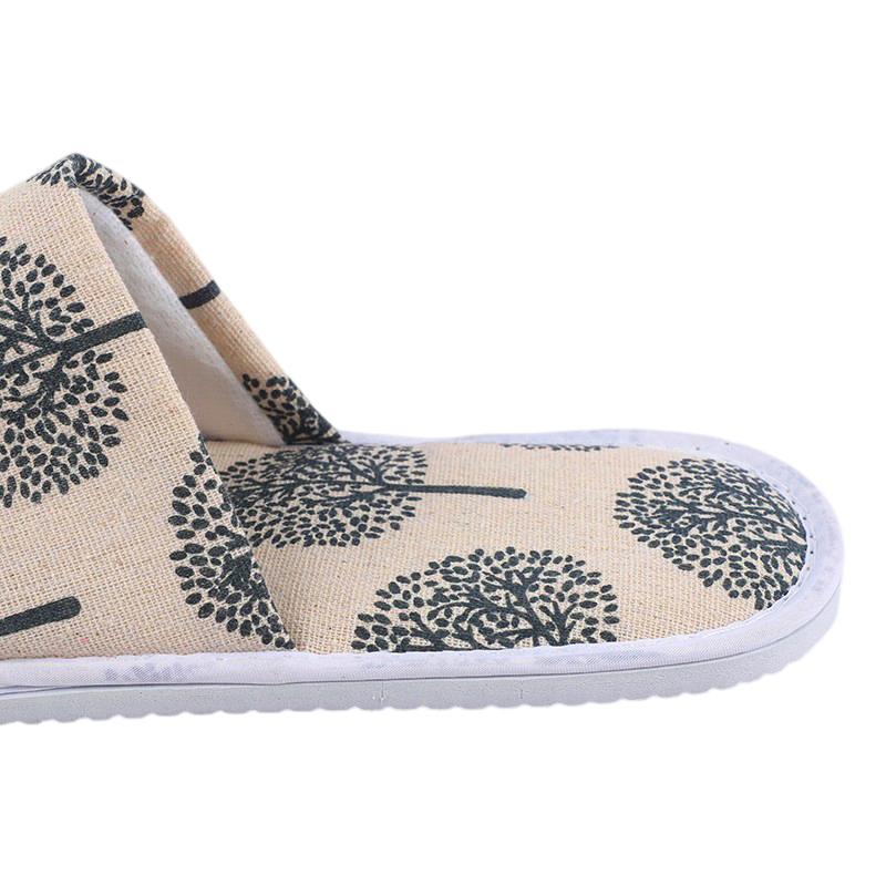 1Pair Disposable Breathable Entertaining Guests High Quality Animal Print Hotel Supplies Non-Slip Travel Slippers Multiple Colors