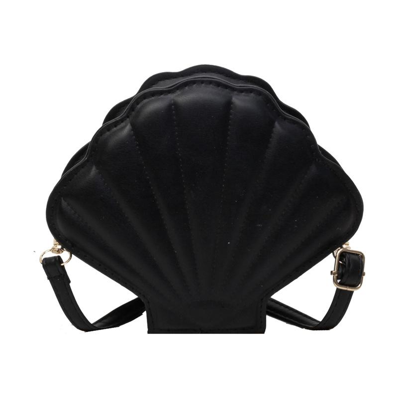 

Модная нишевая сумка-ракушка, сумка через плечо 2024 года, популярная новинка, универсальная корейская версия, женская сумка, сумка-мессенджер чёрный