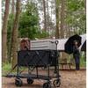 Lín Pàn Outdoor Foldable Double-Layer Camping Wagon with Trailer
