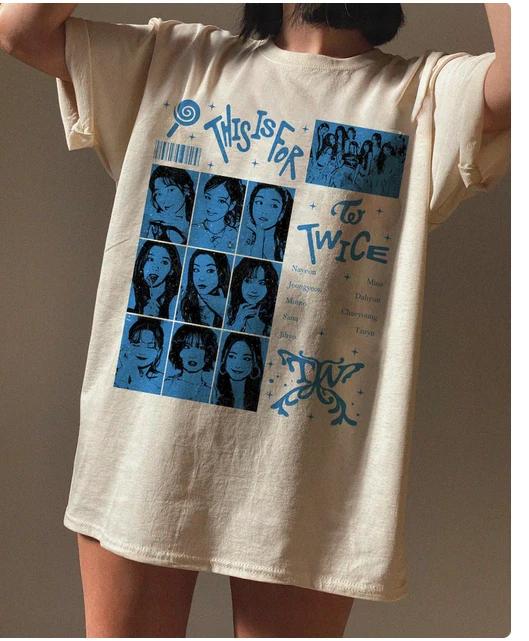 Retro Twice Band TShirt, This Is For World Tour K-Pop Tee