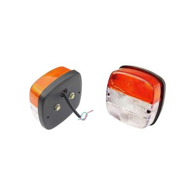 מכלול פנסים קדמיים Apsmotiv עם נורות 12V מתאים ל-Iveco Magirus Santana Land Rover Series III