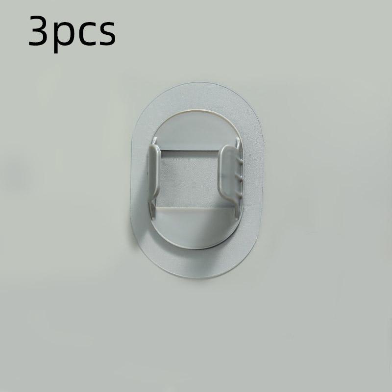 

3PCS Кронштейн для кріплення труб Пральна машина Тримач труб Гачок Пристрій для кріплення дренажних труб Органайзер для зберігання сірий