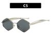 New Diamond Sunglasses European and American Retro Sunglasses Advanced Hong Kong Style Concave Shaped Sunglasses