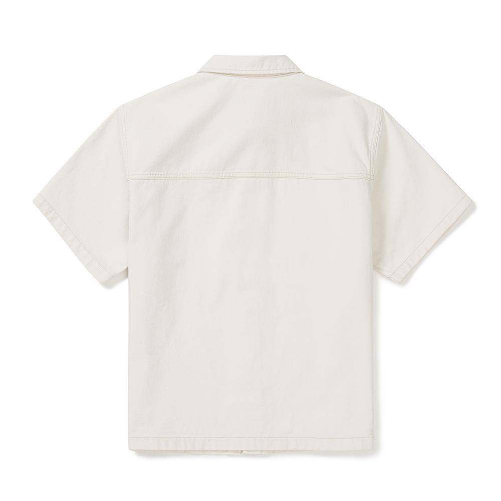 SNOWPEAK Denim Short Sleeve Shirt Ivory (S25ZMFSH76)