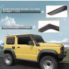 AMWMORV New Jimny JB64 Side and Door Set of Compatible with Jimny Sierra and JB74 Window Rain and Sun Exterior Parts Visors, 2, Series, Visors,