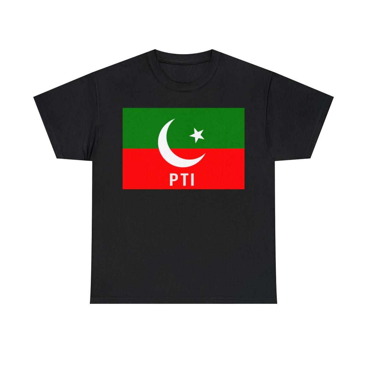 Pakistan PTI Party Flag Graphic T-Shirt, Sizes S-5XL 2XL