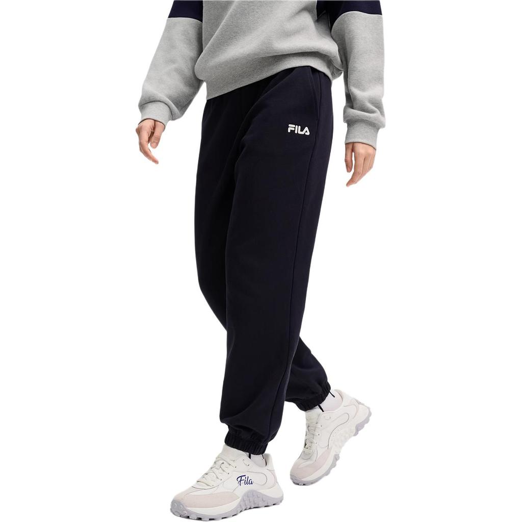 New FILA ORIGINALE Knitted Sweatpants Women's Legend Blue F11W519603F-NV