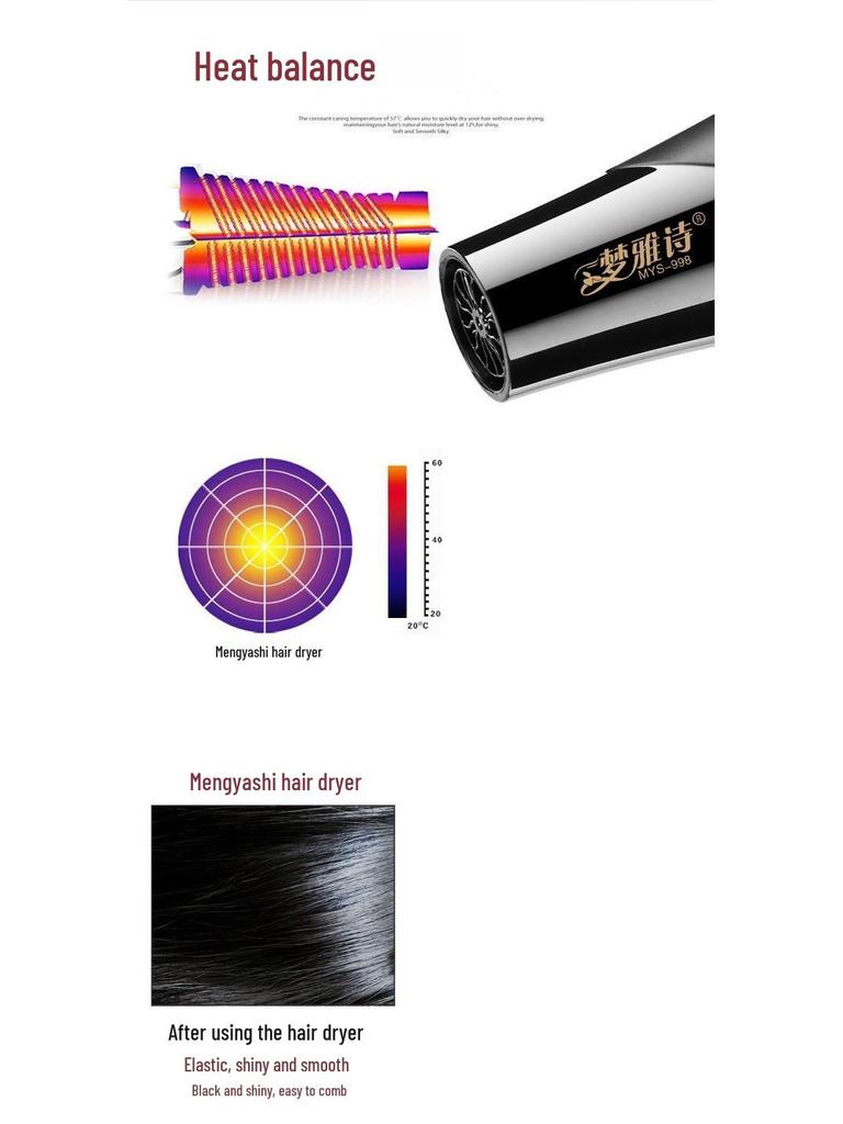 Electric Hair Dryer for Hotels, Dorms & Homes - Ideal for Students and Gift Use