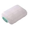 Pill Storage Box Double Layer Foldable Moistureproof 12 Grids Mini Portable Pillbox Dispenser Home Supply