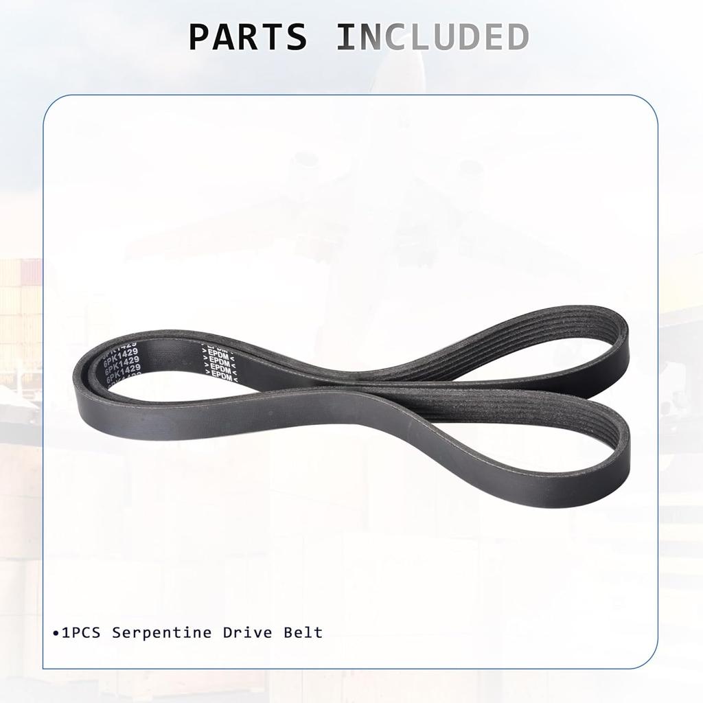 11720-3TA0A Serpentine Drive Belt Compatible for Nissan Altima 2013-2018, Rogue 2014-2020