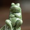 Charming Frog Miniature Sculpture for Home and Garden Decor