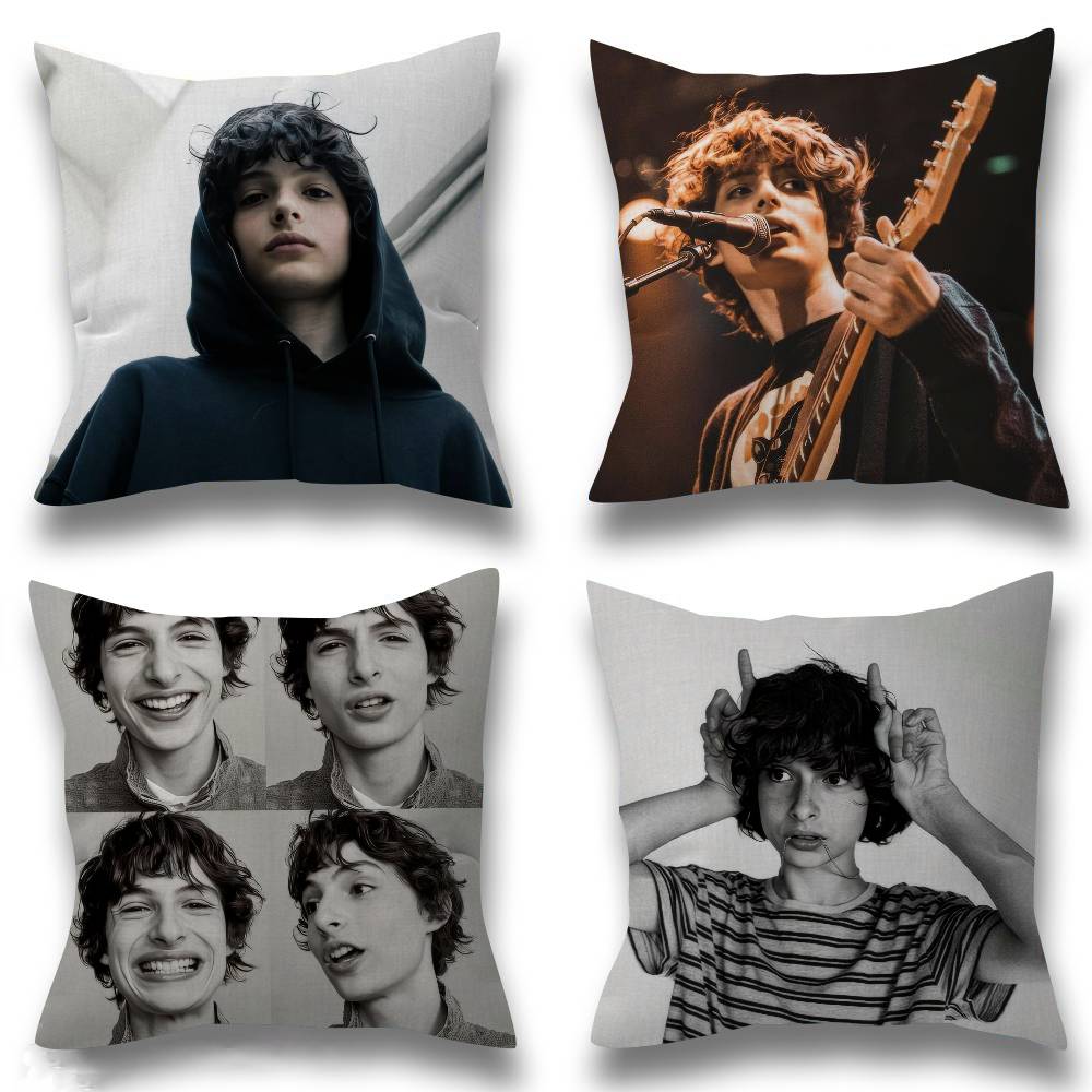 Lu Xika Chen Unisex Actor F-Finn Cool Wolfhard Cushion Cover Car Throw Pillow Case For Sofa Car Christmas Gift