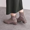 Combination Stretch Gray 265 HIMIKO/Himiko/Embossed Boots/641420