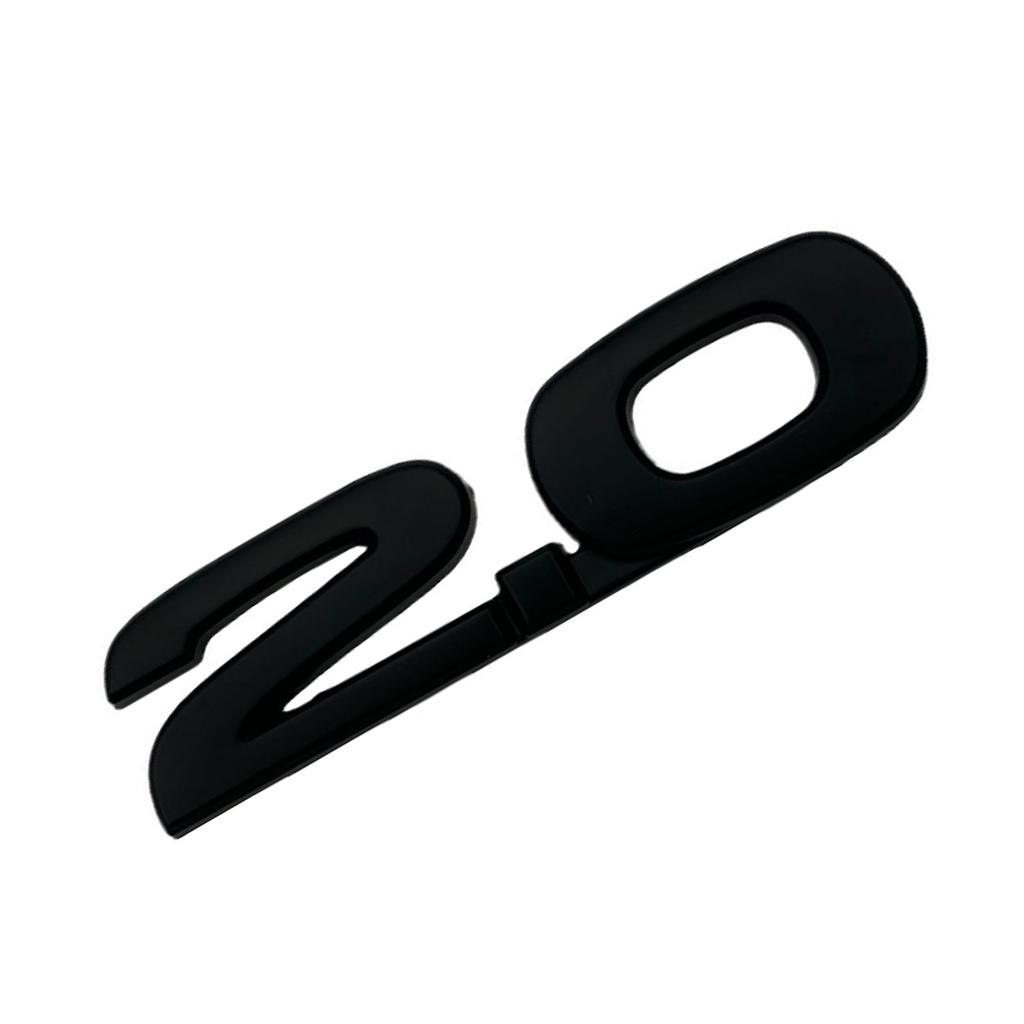 Fenders Emblem Rear Trunk Badge Sticker 3D ABS 2.0 2.5 Shaped Car Emblem Badge Decal Sticker Car Accessories