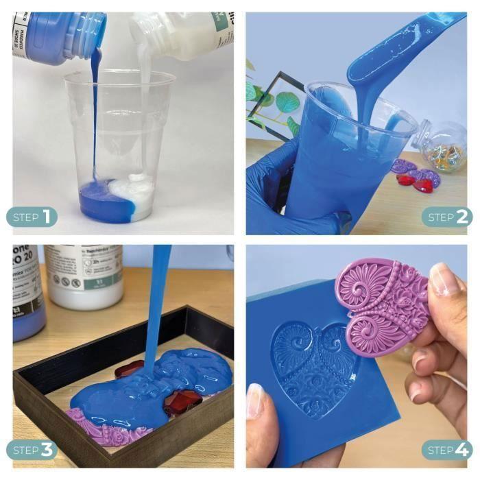 Caoutchouc De Silicone Liquide - R PRO - R PRO 20 - 1 Kg - Non Toxique - Haute Résistance À La Déchirure