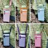 Travel Outdoor Sport Water Bottle Cover Portable Mesh Cup Pouch with Strap Mobile Phone Bag Visible Bag Camping Accessories