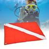 Red&White   Dive Flag   Signal Marker for Diving Snorkeling Underwater Sport(35*50cm)