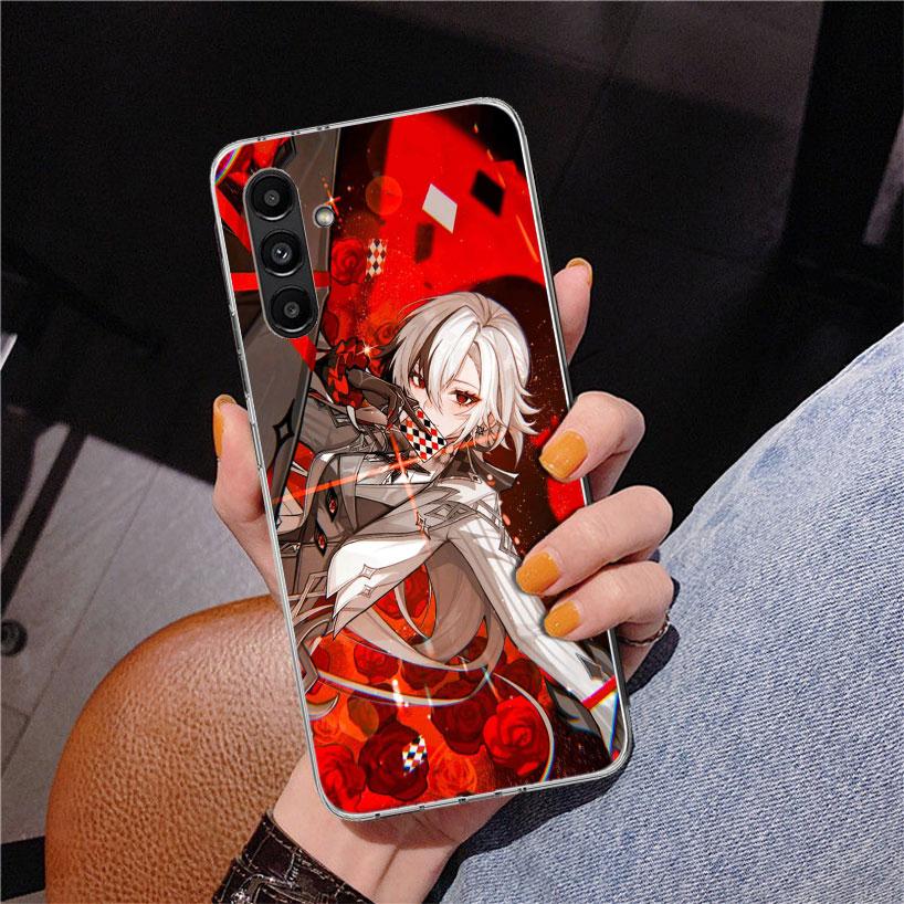 Arlecchino Genshin Impact Phnoe Case for Samsung Galaxy A17 A37 A57 A16 A26 A36 A56 A15 A14 A13 A55 A54 A53 A35 A34 A33 A25 A24