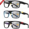 3-Pairs Classical Square Photochromic Sunglasses Outdoor Sports Cycling Running Driving Men Women Festival Party Wear Eyewear