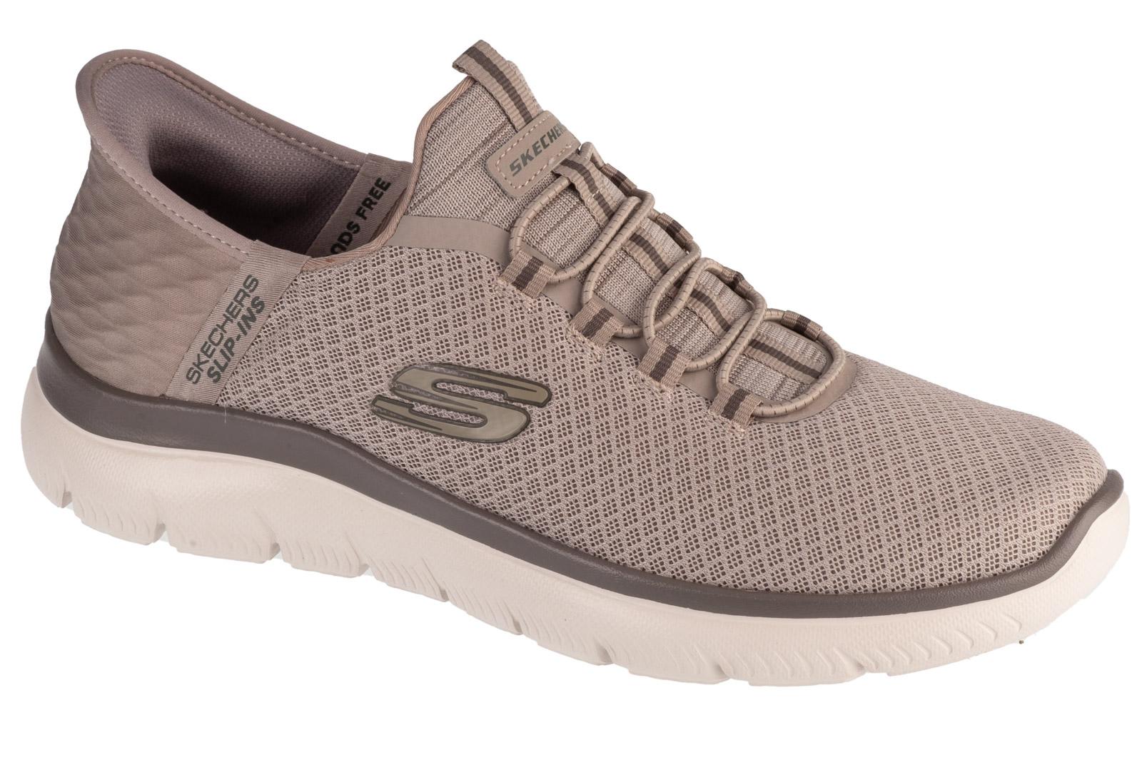 Skechers Slip-Ins Summits - Baskets grises haut de gamme pour hommes 44 gris