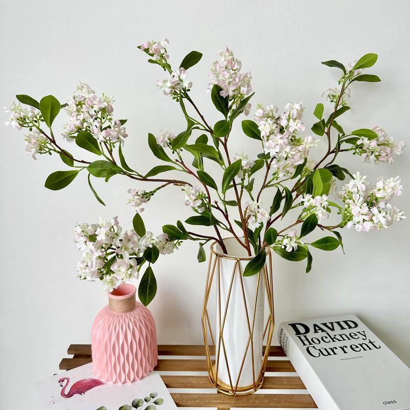 Silk Artificial Lilac Flower Wedding Bridal Bouquet Home Room Festival Outdoor Garden Yard Archway Diy Gift Box Hot Sale Decora