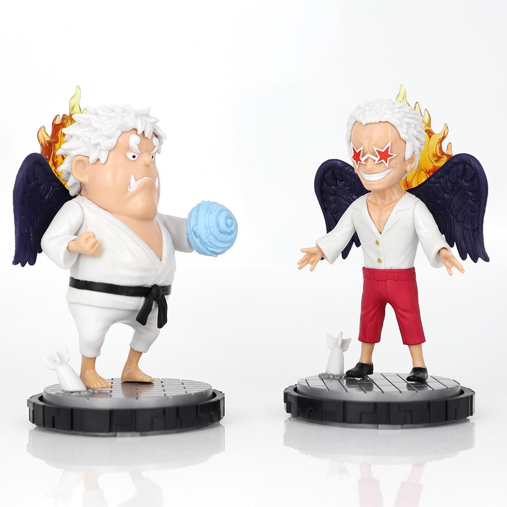 12.5cm One Piece Oka Shichibukai Seraphim Cute Edition Statue Anime Action Figure Model Swinging Collectible Toy Display Decor