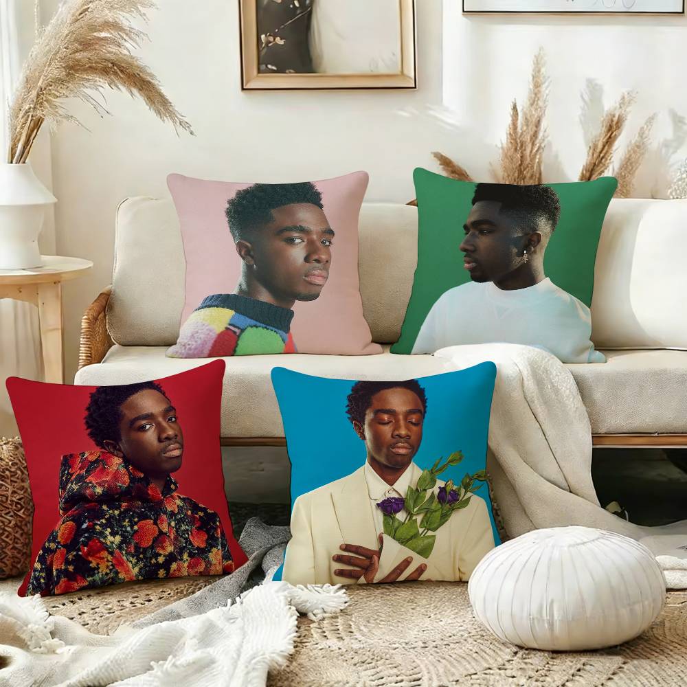 COOL boy CCaleb MMcLaughlin Pillow Case Square DoubleSided Sofa Cushion Cover Bedroom Bedside Pillow