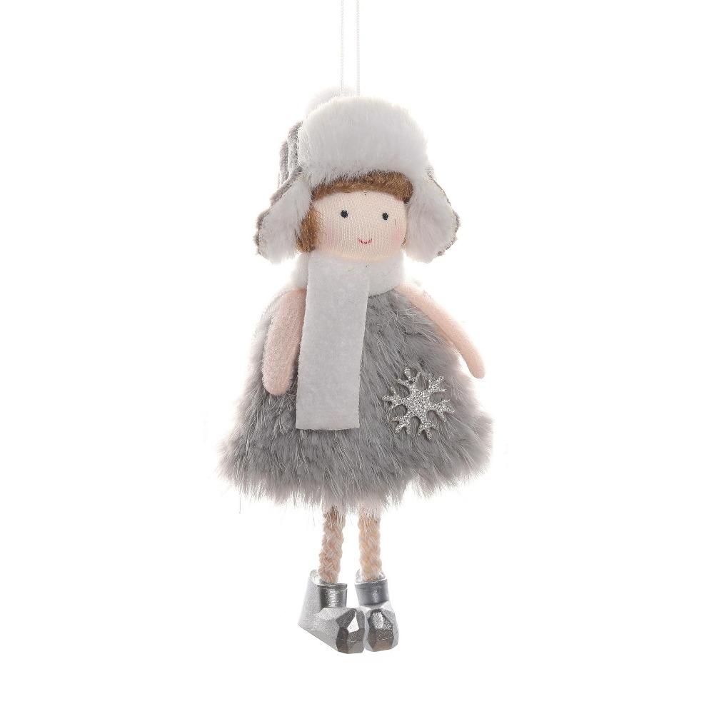 New Christmas Supplies Christmas Feather Angel Christmas Tree Decoration Pendant Small Pendant Christmas