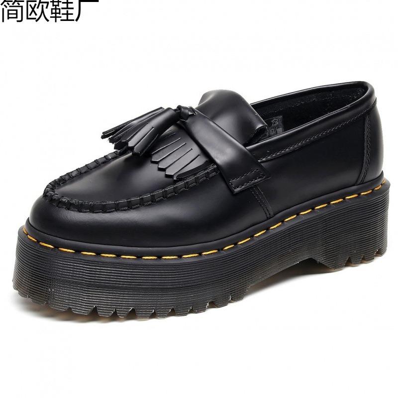 Tassel women's leather low-top small leather shoes women's fashion student versatile