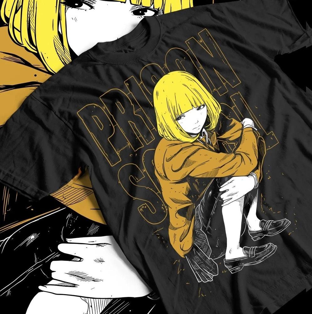 Anime Prison School Hana Midorikawa Black TShirt Gift For Friends S