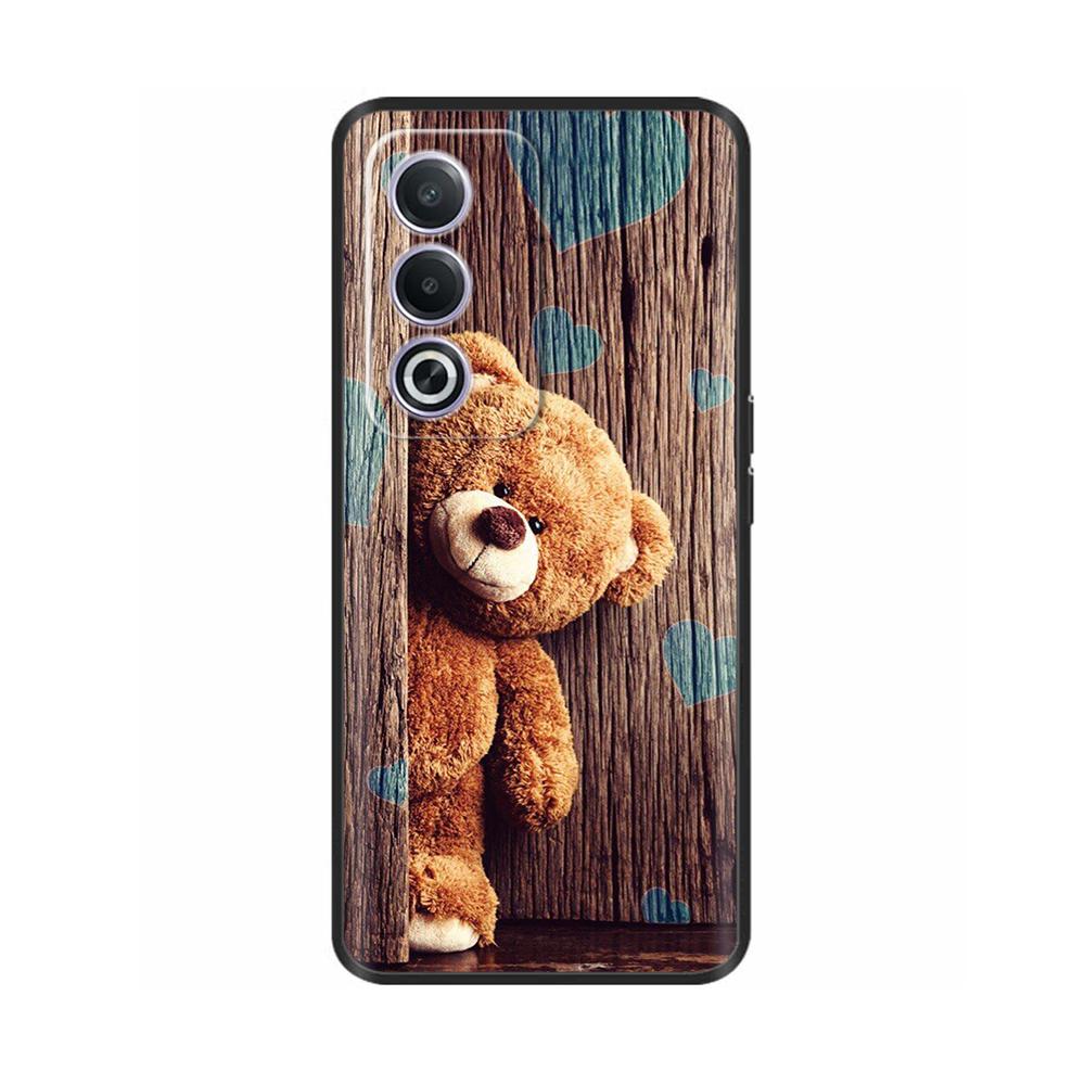 Phone Case for OPPO K12X 5G 6.67" CPH2667 Protection Luxury  Soft Black Silicone Shockproof Shell Painted Back Cover Funda Coque