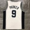 Custom Heat Pressed Basketball Jersey San Antonio Spurs 5 Murray 21 Duncan 20 Ginobili Breathable Bamboo Charcoal Fabric