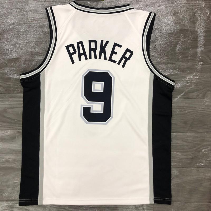 Custom Heat Pressed Basketball Jersey San Antonio Spurs 5 Murray 21 Duncan 20 Ginobili Breathable Bamboo Charcoal Fabric