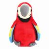 Cartone animato carino elettrico registrazione apprendimento parlante peluche pappagallo giocattolo educativo precoce(Rosso)